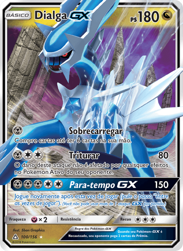Dialga GX, carta 100 de Ultra Prisma