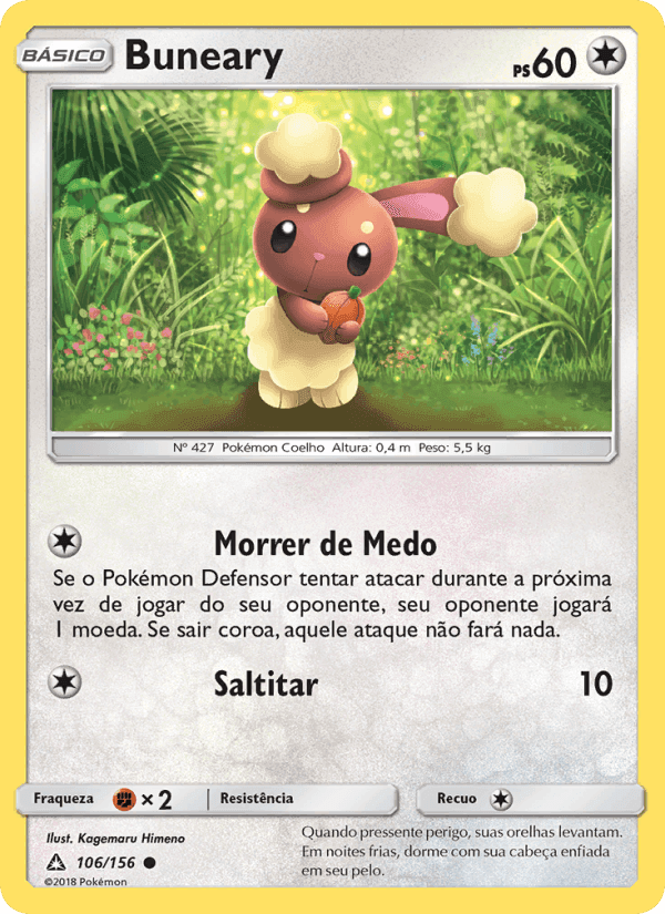 Buneary, carta 106 di Ultra Prisma