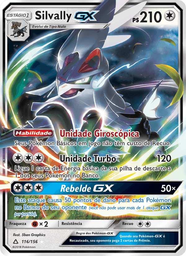 Silvally GX, carta 116 de Ultra Prisma