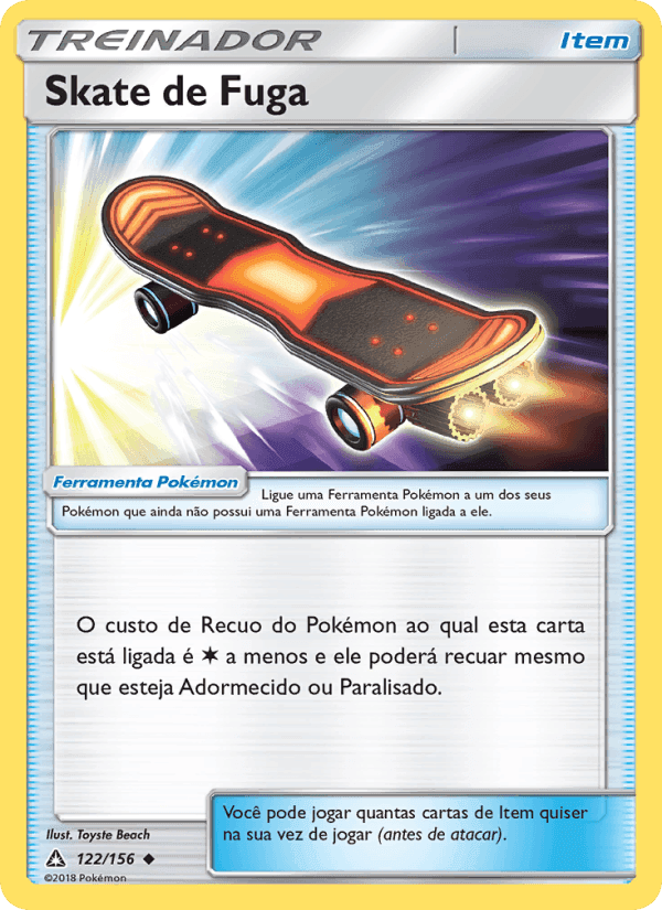 Skate de Fuga, card 122 from Ultra Prisma