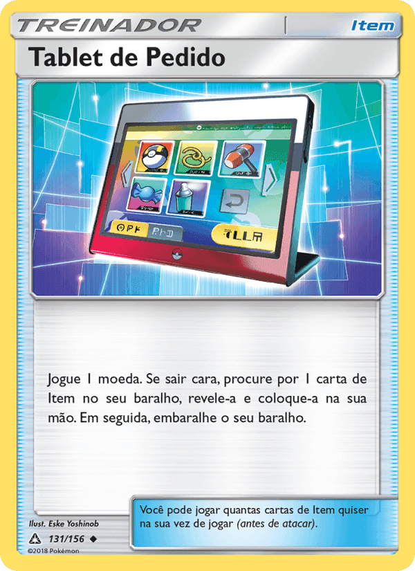 Tablet de Pedido, carta 131 de Ultra Prisma