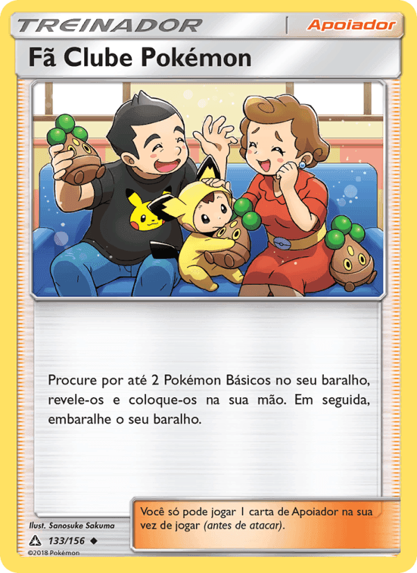 Fã Clube Pokémon, card 133 from Ultra Prisma