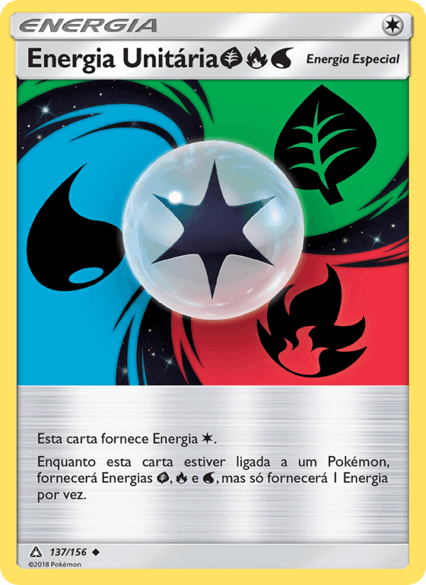 Energia Unitária GrassFireWater, carta 137 de Ultra Prisma