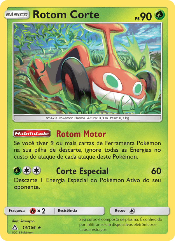 Rotom Corte, carte 14 de Ultra Prisma