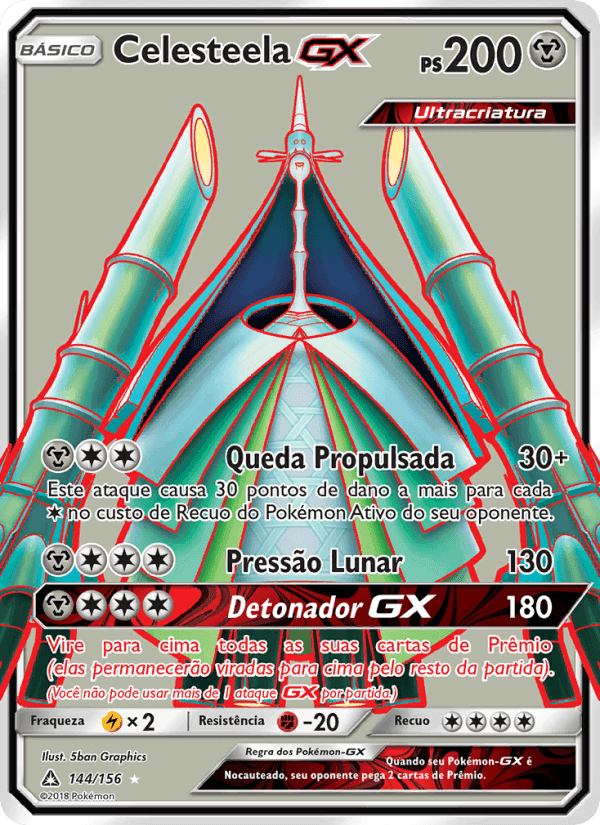 Celesteela GX, carta 144 de Ultra Prisma