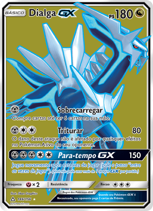 Dialga GX, carta 146 de Ultra Prisma