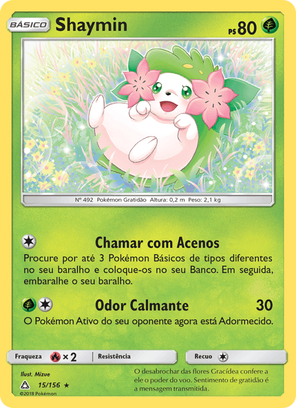 Shaymin, carta 15 de Ultra Prisma