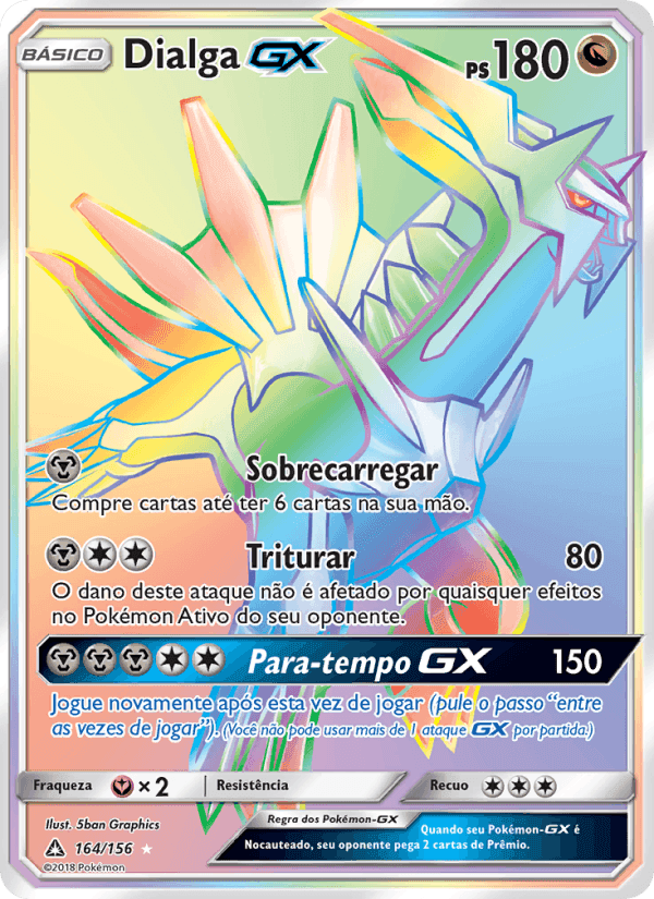 Dialga GX, carta 164 de Ultra Prisma