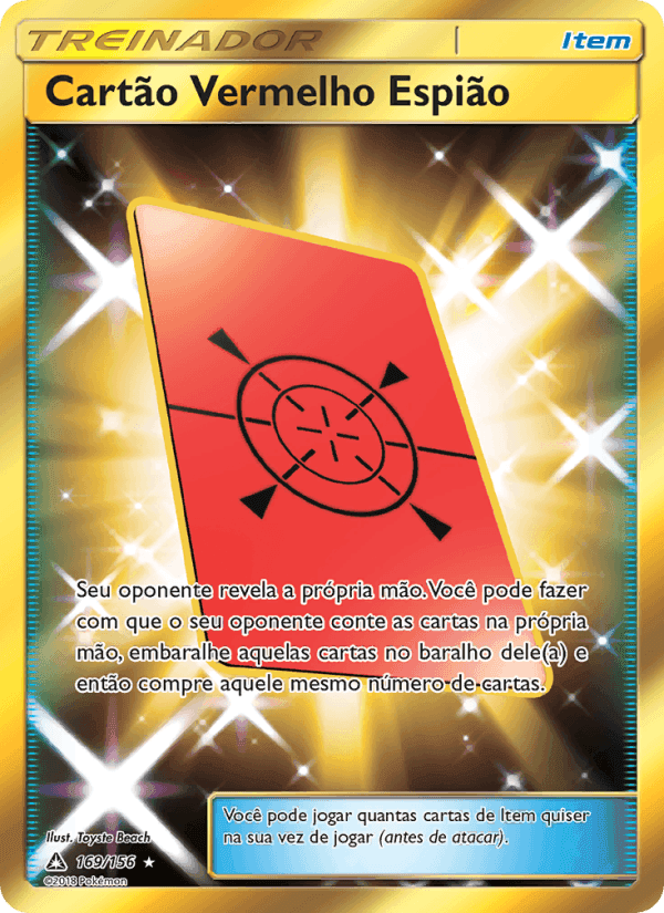 Cartão Vermelho Espião, carta 169 de Ultra Prisma