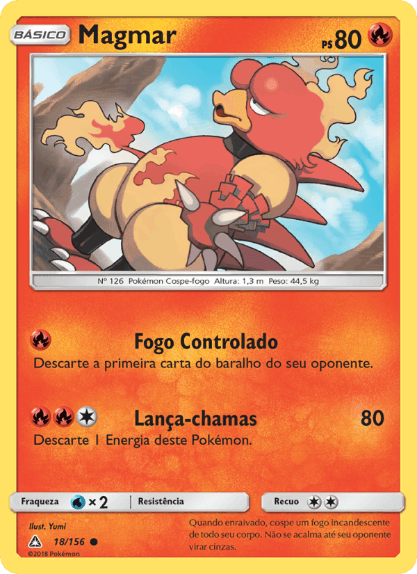 Magmar, carta 18 di Ultra Prisma