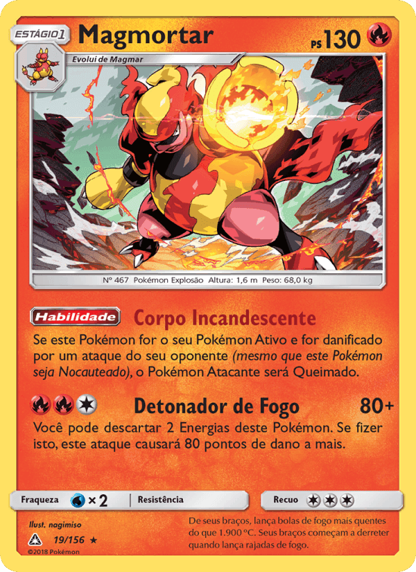 Magmortar, carta 19 di Ultra Prisma