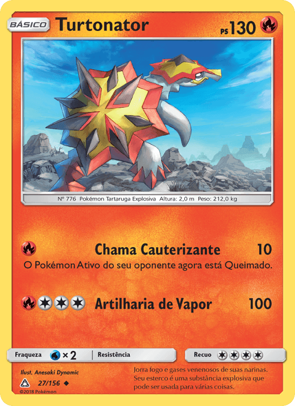 Turtonator, card 27 from Ultra Prisma