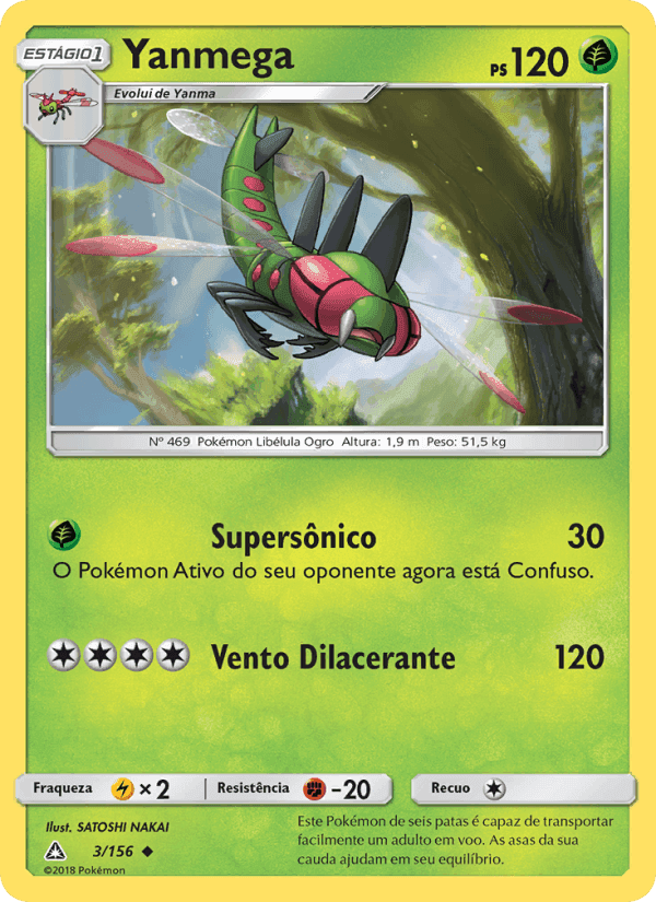 Yanmega, carta 3 de Ultra Prisma