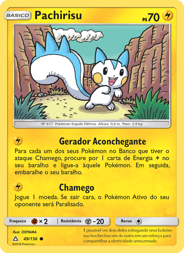 Pachirisu, carta 49 de Ultra Prisma