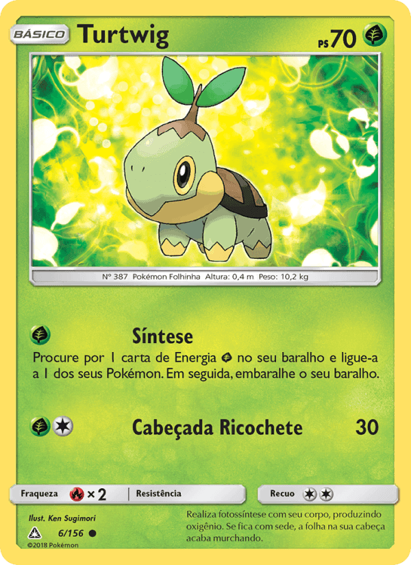 Turtwig, card 6 from Ultra Prisma