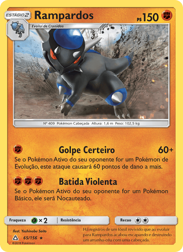Rampardos, carta 65 de Ultra Prisma