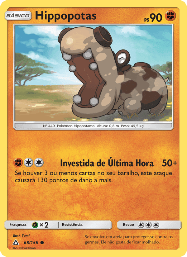 Hippopotas, card 68 from Ultra Prisma