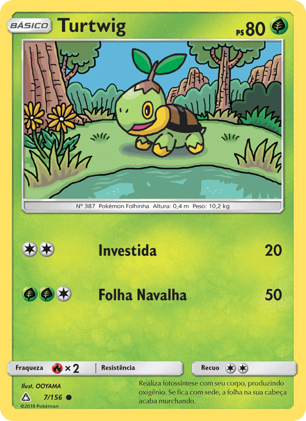 Turtwig, carta 7 de Ultra Prisma