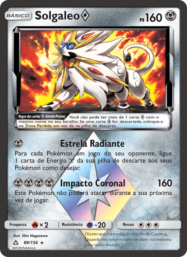 Solgaleo ◇, carta 89 de Ultra Prisma