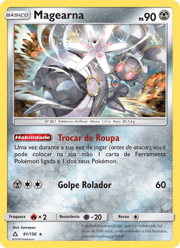 Magearna, card 91 from Ultra Prisma