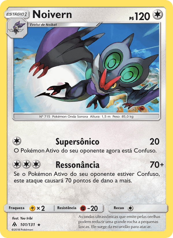 Noivern, carta 101 de Luz Proibida