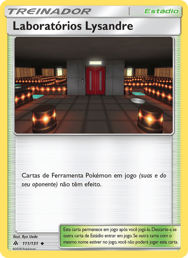 Laboratórios Lysandre, card 111 from Luz Proibida