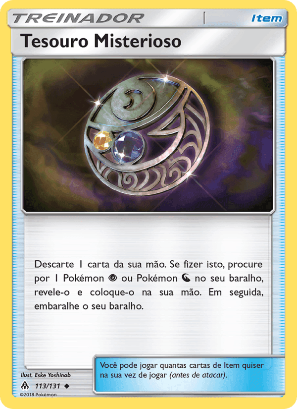 Tesouro Misterioso, carta 113 de Luz Proibida
