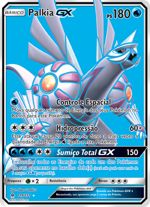 Palkia GX, carta 119 de Luz Proibida