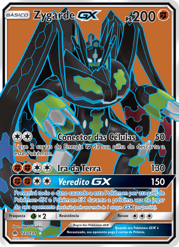 Zygarde GX, carta 123 di Luz Proibida