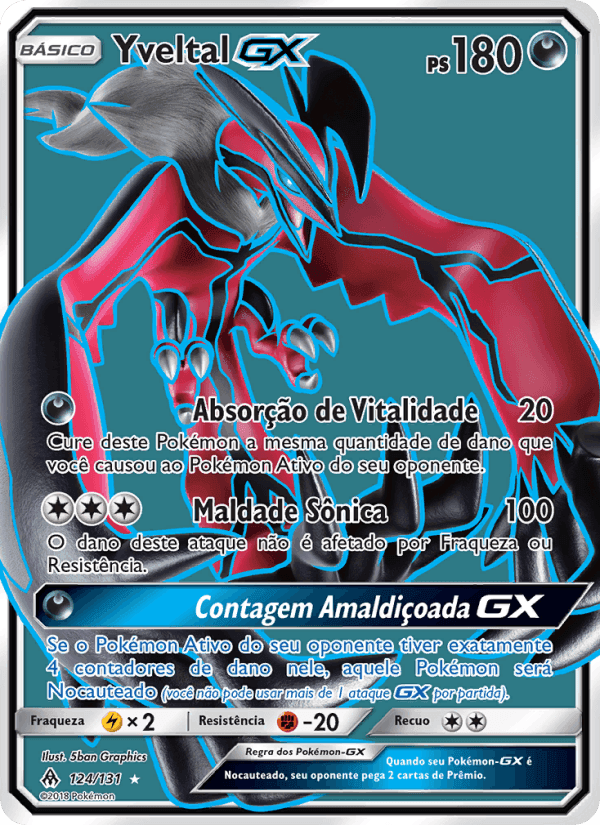 Yveltal GX, carta 124 de Luz Proibida