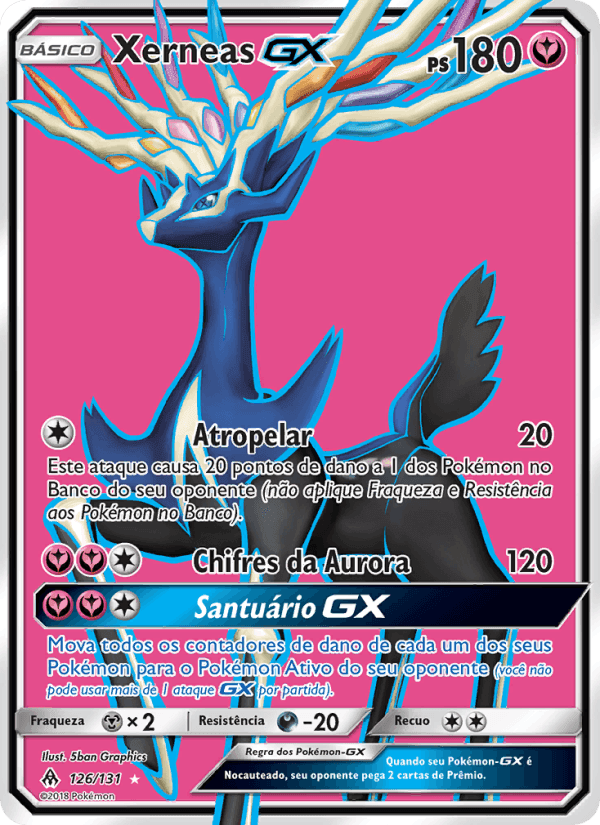 Xerneas GX, card 126 from Luz Proibida