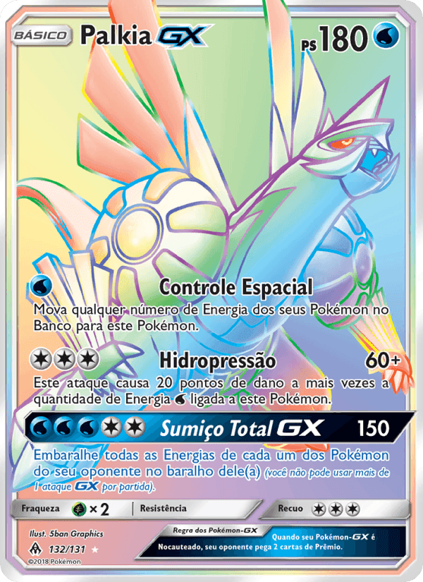Palkia GX, carta 132 de Luz Proibida