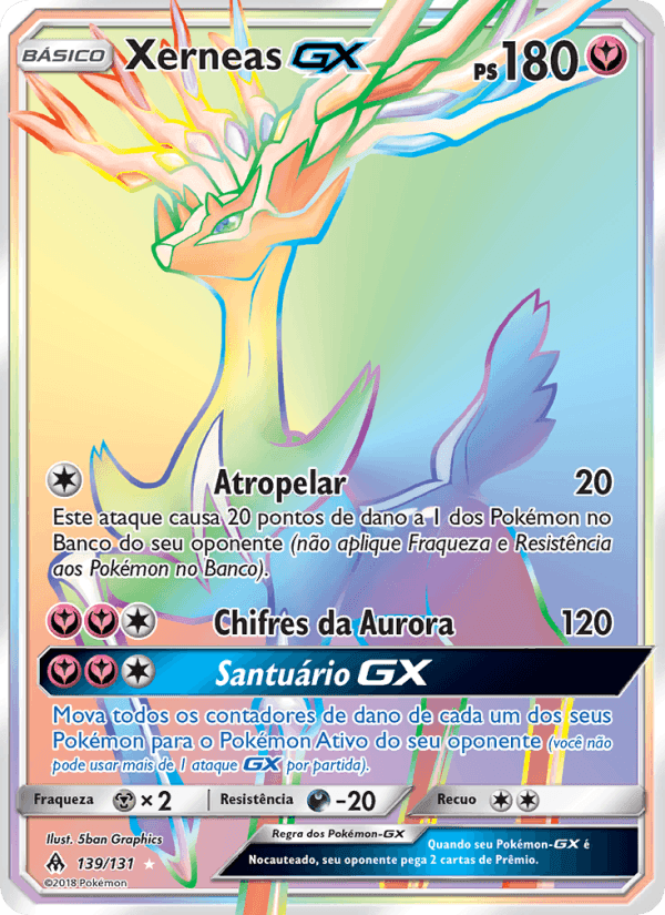 Xerneas GX, carta 139 de Luz Proibida