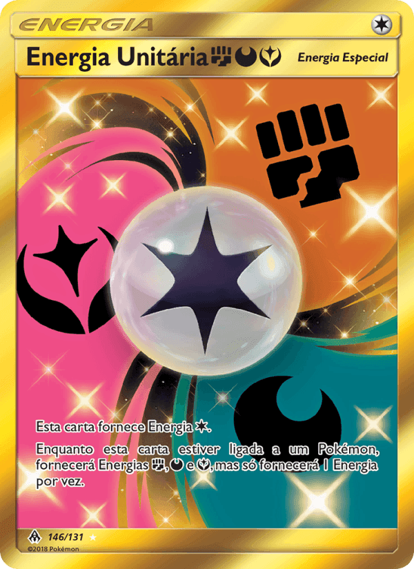 Energia Unitária FightingDarknessFairy, card 146 from Luz Proibida