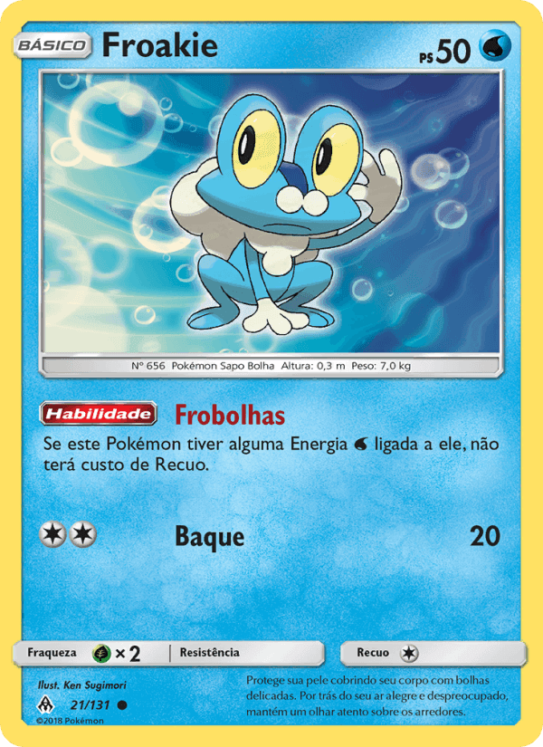 Luz Proibida の 21 番、Froakie