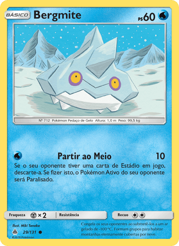 Bergmite, carta 29 di Luz Proibida