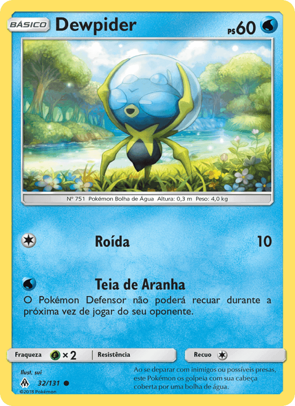 Dewpider, carta 32 di Luz Proibida