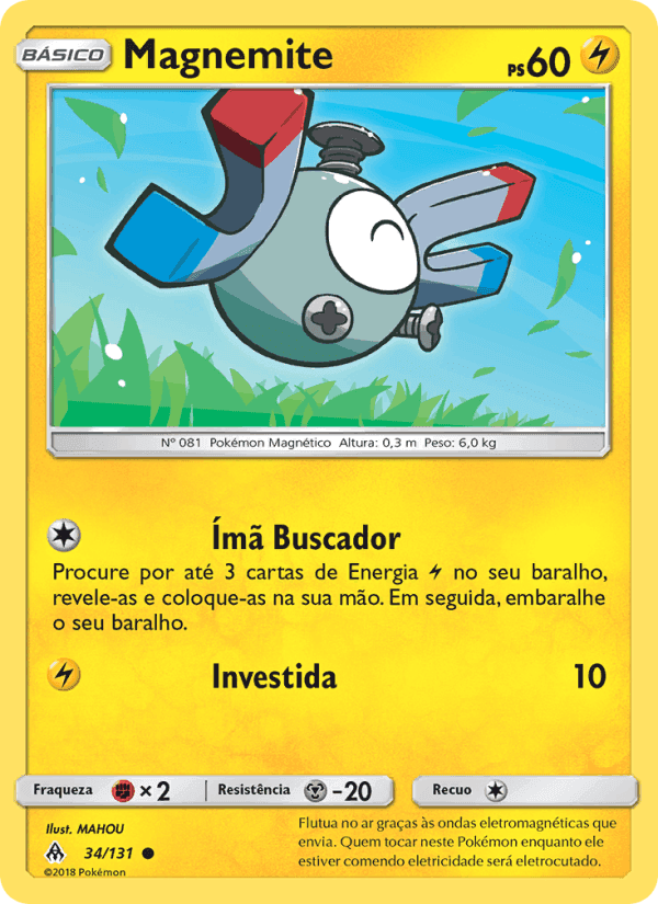 Magnemite, carta 34 di Luz Proibida