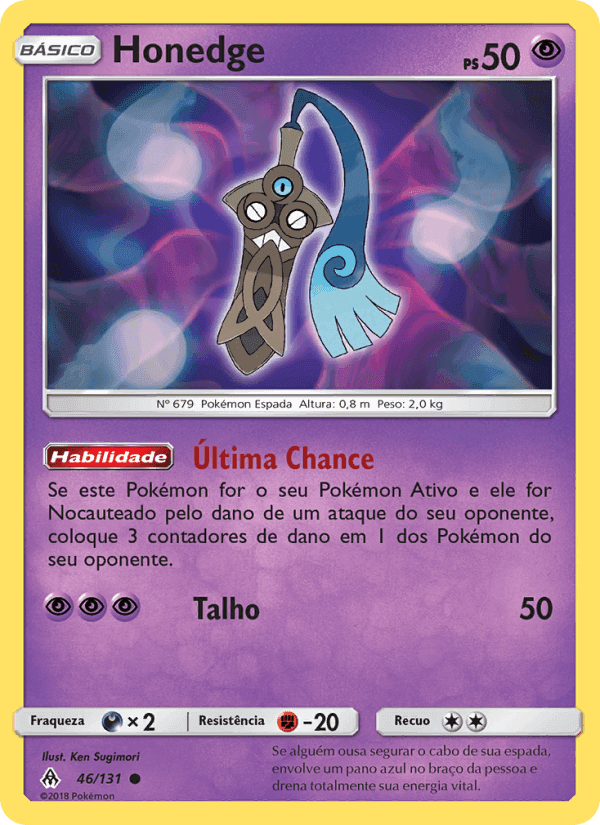 Honedge, carta 46 di Luz Proibida
