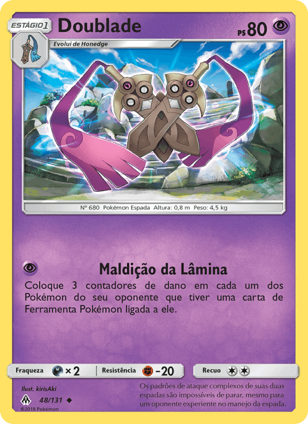 Doublade, carta 48 di Luz Proibida