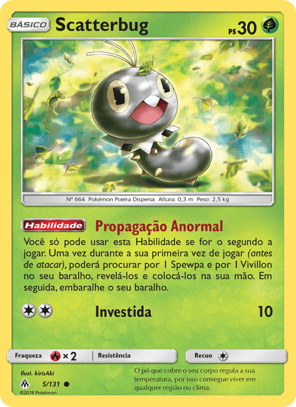 Scatterbug, carta 5 di Luz Proibida