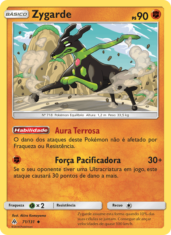 Zygarde, carta 71 de Luz Proibida