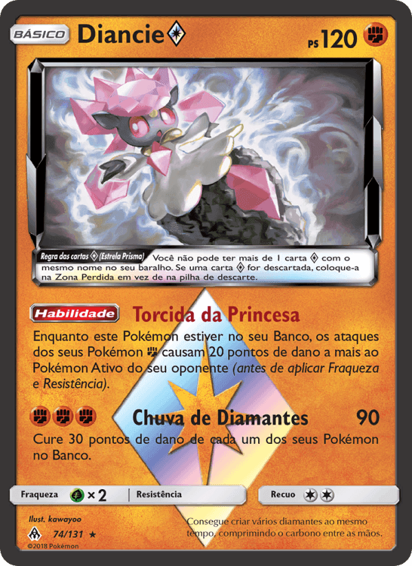 Diancie ◇, carta 74 de Luz Proibida
