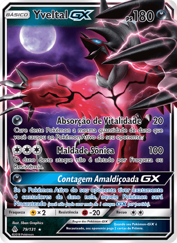 Yveltal GX, card 79 from Luz Proibida