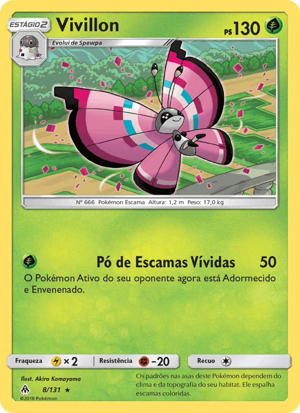 Vivillon, carta 8 di Luz Proibida