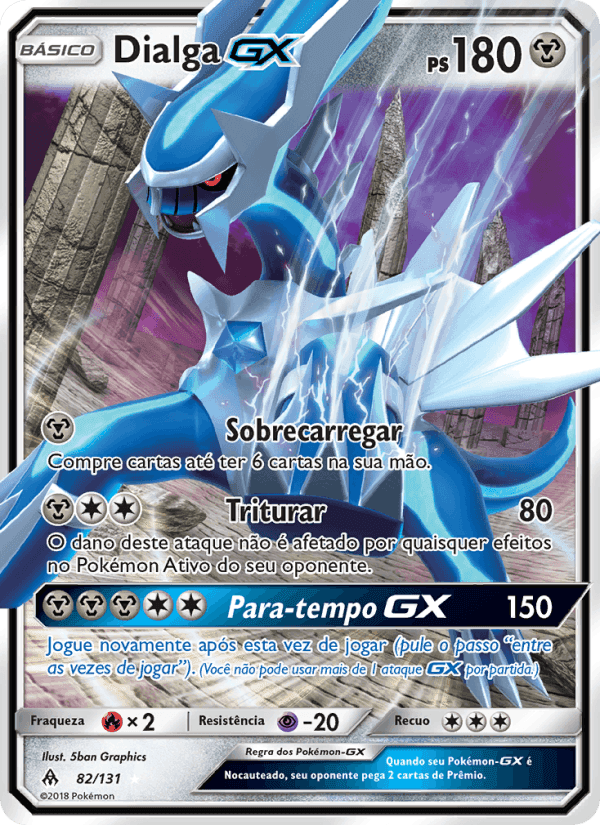 Dialga GX, carta 82 de Luz Proibida