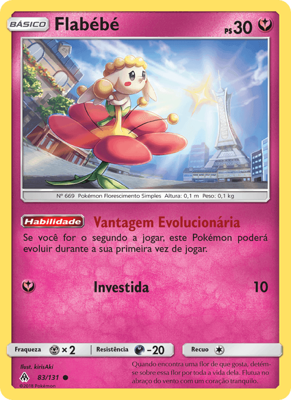 Flabébé, card 83 from Luz Proibida