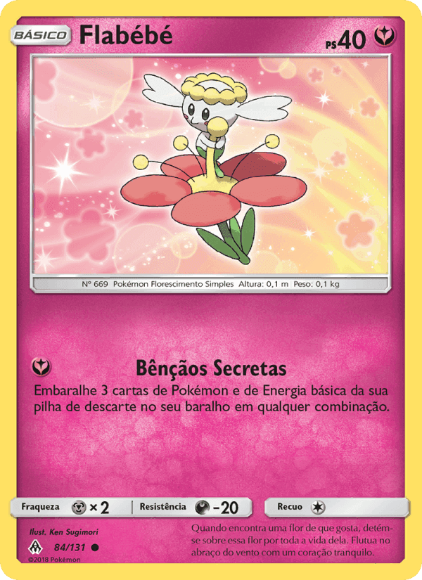 Flabébé, carta 84 de Luz Proibida