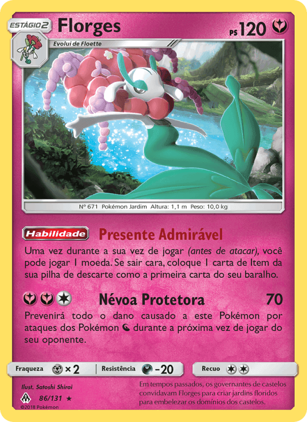 Florges, carta 86 de Luz Proibida
