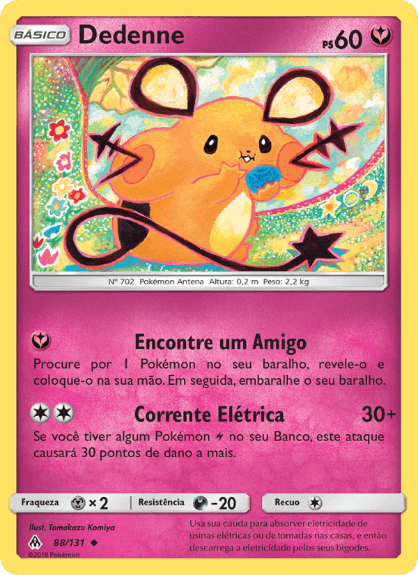 Dedenne, carta 88 de Luz Proibida